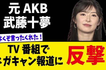 よく言った！元AKB武藤十夢、テレビ番組で年収103万円の壁撤廃を大絶賛、ネガキャン減収報道に反論！