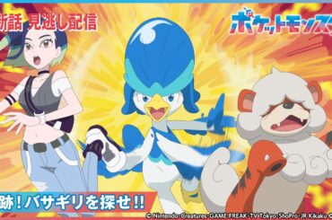 【公式】アニメ「ポケットモンスター」第72話 「追跡！バサギリを探せ！！」-期間限定配信-