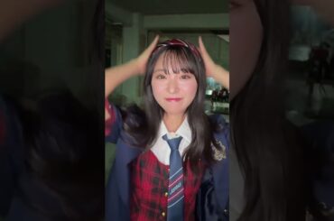 AKB48 向井地美音 千葉恵里 山内瑞葵 #いい推しの日 🪩 みなさんの推し自慢教えて🫣 #小禄高校 で撮らせていただきました