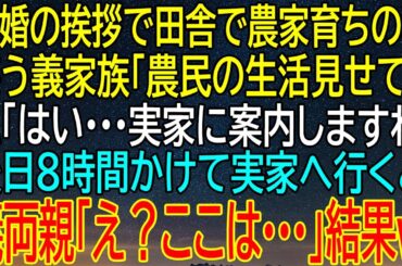【感動★総集編】農家育ちの私が義家族を実家に招待したら...8時間の旅の果てに待ち受けていた！【感動する話】
