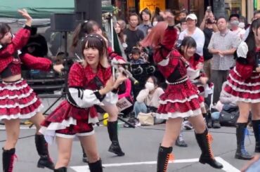 名古屋・大須商店街の超絶元気推す推すスーパーアイドルのOS☆U😍さんが路上ライブしてたよ💕