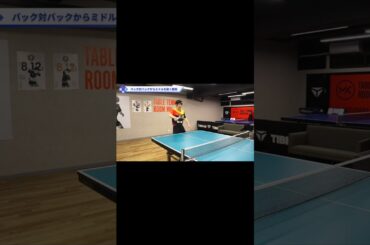 バック対バックからミドルを突く戦術【ワンポイントレッスン#116】#shorts