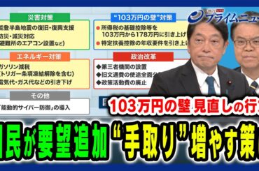 【初の3党協議で要望追加】103万円の壁の見直しと手取りを増やす方策の懸念 小野寺五典×浜口 誠 2024/11/12放送＜前編＞