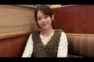 川口葵のニットベストコーデがかわいい！「マジで女神様」「モコモコの服可愛いすぎ」の声