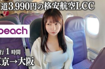 【東京→大阪】片道3,990円の格安航空LCCに初めて塔乗、これはさすがに…