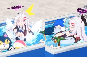 慌ててるヒナ（水着）が可愛すぎる【家具モーション】【ブルーアーカイブ　Blue Archive】【ブルアカ】