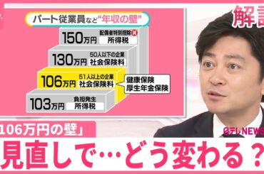 【106万円の壁】見直しならどうなる？  手取りは、年金は……試算結果  新たに200万人が社会保険加入へ【#みんなのギモン】