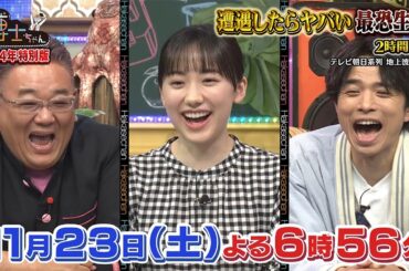 11月23日（土）サンドウィッチマン＆芦田愛菜の博士ちゃん 井ノ原快彦も驚愕！生き物大好き博士ちゃん達が選ぶ"遭遇したらヤバい最恐生物"ベスト20特別版！