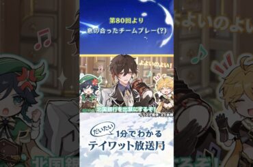 【だいたい1分でわかるテイワット放送局】声優陣による原神珍プレー・好プレー集！