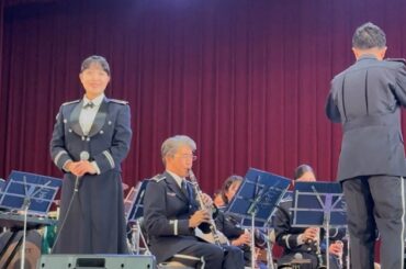 「糸」（中島みゆき） 歌：森田早貴 3等空曹 航空自衛隊西部航空音楽隊演奏会（行橋産業祭2024）2024.11.17（日）
