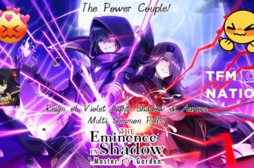 SHADOW & AURORA SF UNIT MULTI SUMMON PULLS! | The Eminence in Shadow Master of Garden