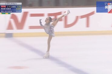 岡田芽依 Mei Okada - 2024 Japanese Junior Nationals FS