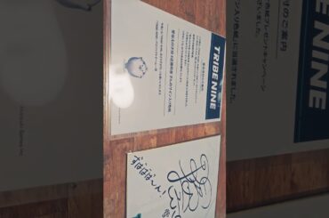 株式会社アカツキゲームスのトライブナイン運営事務局から、雪谷えのき役で女性声優の近藤玲奈さんのサイン入り色紙プレゼント当選しましたよ。とても嬉しいですね。感謝しております。