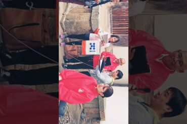 第31回　東急カルチャーウォークに参加しますね。楽しみにしております。ワクワクしますね。KBS京都のアナウンサーの海平和さんと梶原誠さんに逢いました。醍醐寺に来ましたよ。