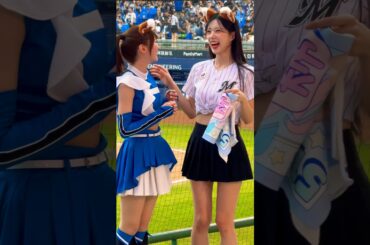 🇰🇷李晧禎이호정 &🇯🇵 塩澤美咲Misaki ～很好奇兩人如何討論應援毛巾🥰 #李晧禎 #塩澤美咲