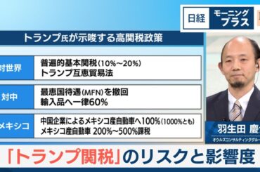 「トランプ関税」のリスクと影響度【日経モープラFT】