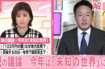 【解説】「103万円の壁」税の議論スタート  どんな着地に？