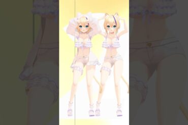 【 MMD 】「ピッカーン！」踊ってみた  #ポケモン #pokemon #松田里奈 #森田ひかる #櫻坂46 #sakurazaka46 #踊ってみた #dance #shorts