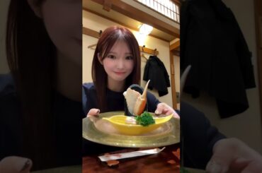 ［Girls²］お腹いっっっっぱいカニを頬張った日♡にしても沢山食べたな〜ｼｱﾜｾ@山口綺羅