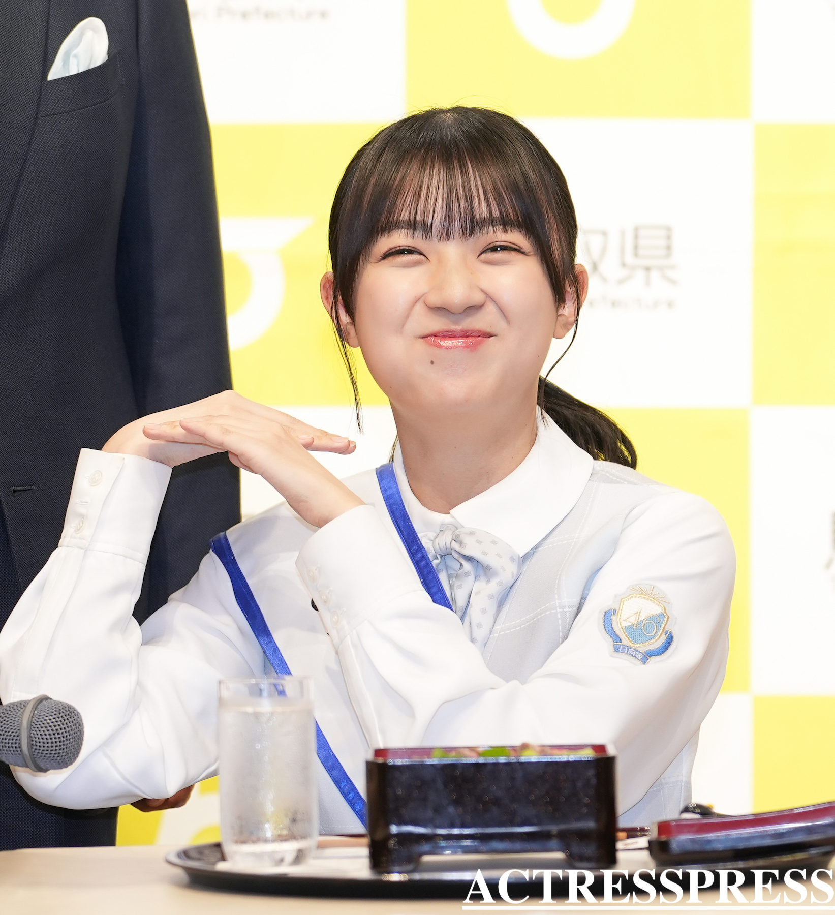 日向坂46 平尾帆夏／2024年7月22日、東京都内とっとり・おかやま新橋館にて開催された「とっとりふるさと大使 委嘱状交付式」​​にて。(C) 撮影：ACTRESS PRESS編集部 (Photographer: SHUN)