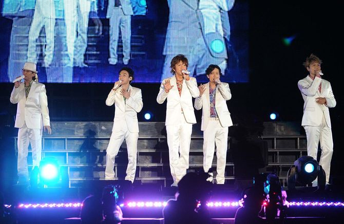 2011年9月16日、北京でのプロモーションイベントに出席したSMAP