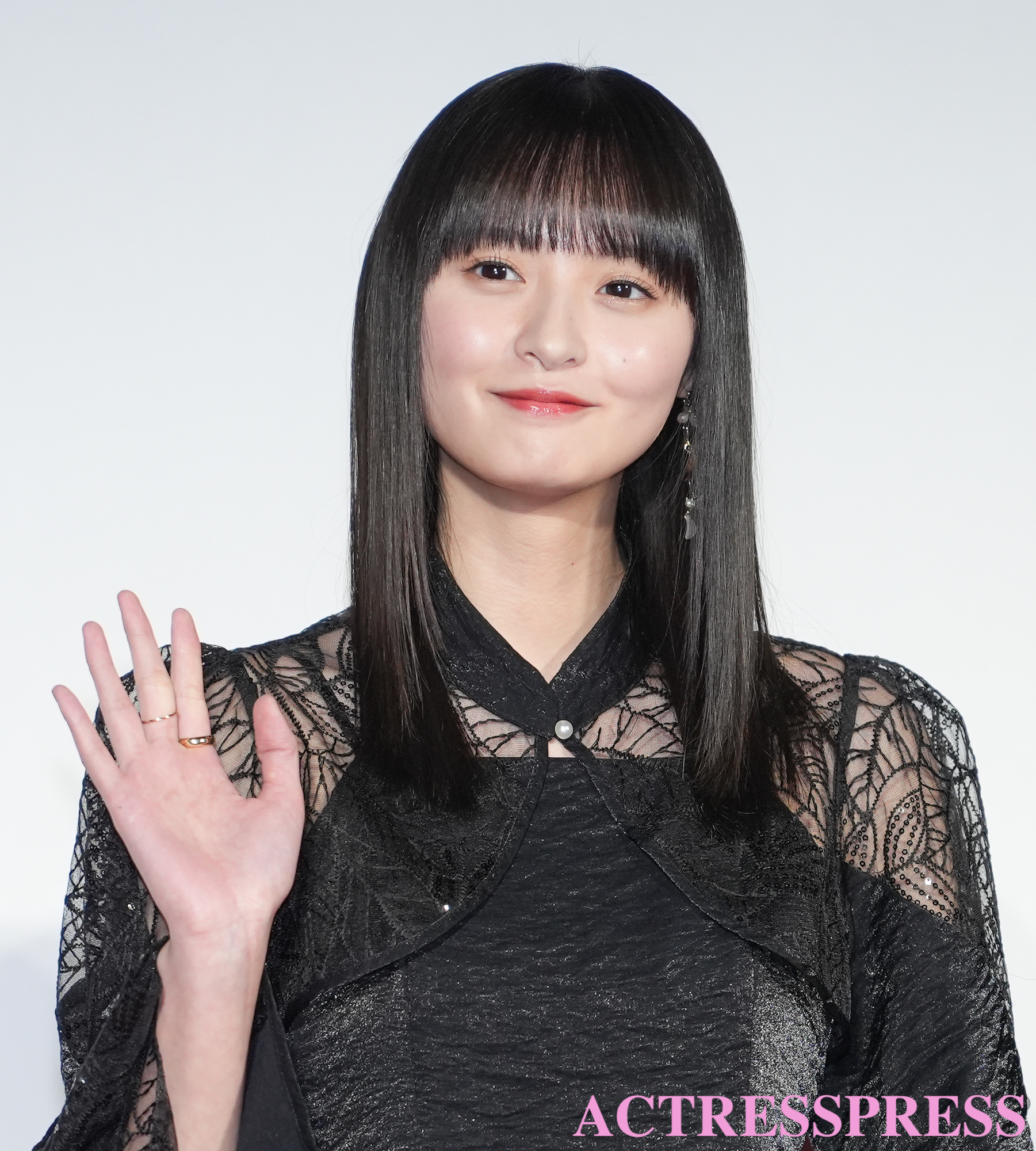 遠藤さくら（ 乃木坂46）／2024年11月26日、六本木で開催された『FOD SHOWCASE'24』事業戦略＆新作一挙公開イベントにて。(C) 撮影：ACTRESS PRESS編集部 (Photographer: SHUN)