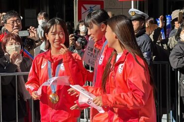 パリ2024オリンピック・パラリンピックTEAM JAPAN応援感謝イベント日本橋【パリオリンピックパレード 】 2024/11/30