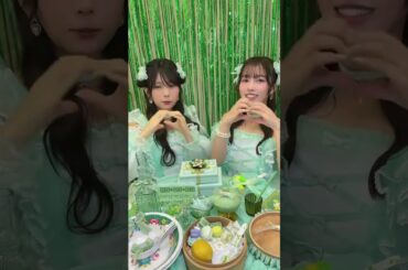 ぱんぱかぱんぱんぱんだ🐼 #myfav #マイファブ #idol #fyp #しろくろぱんだ #西村瑠香 #川又あん奈