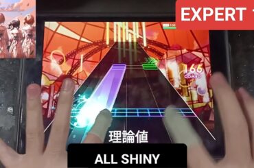 [シャニソン]　グッバイ (Goodbye)  - [EXPERT 19]「手元動画/ALL SHINY」理論値