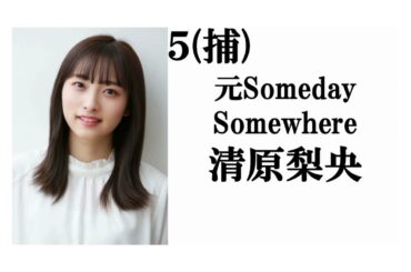 【愛媛美人】打線組んでみた③～アイドル編(AKBグループ以外)～