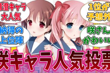 『咲-Saki-』のキャラコン(人気投票)結果発表に対するネットの反応集【咲-Saki-】【アニメ反応集】