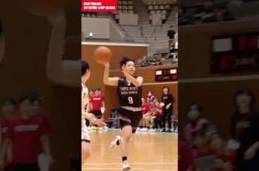 #バスケ 京都両洋 鮮やかノールックアシスト‼️岡田彩葉 (3年｜161cm｜No.9)→木谷夢菜(3年｜170cm｜No.7)[ウインターカップ2024 京都予選決勝リーグ vs京都精華]