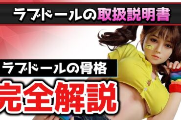 【ラブドールの取扱説明書】骨格の構造・動かし方・完全解説【ドール情報 ラブドルTV ねず太郎】