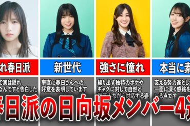 【相思相愛】春日派の日向坂メンバー4選（齊藤京子、山口陽世、潮紗理菜、清水理央）