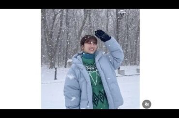 宇賀なつみアナ、ロケ先の雪景色で笑顔の 様子に「雪の妖精」 「雪にも負けない可憐 さ」と絶賛の声