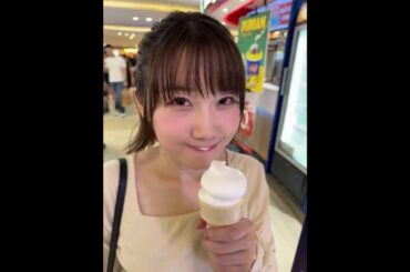 KLP48 甲斐心愛 食べて、食べて、食べて、食べて #Jakarta #icecream