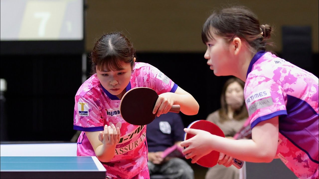 梅村優香 塩見真希 vs 中村泉月 枝廣瞳 TFINALGAME 九州アスティーダvs 京都カグヤライズ ノジマTリーグ2024-2025 9月29日 おおむたアリーナ 第2G【卓球 Tリーグ公式】 梅村優香 塩見真希 vs 中村泉月 枝廣瞳 TFINALGAME 九州アスティーダvs 京都カグヤライズ ノジマTリーグ2024-2025 9月29日 おおむたアリーナ 第2G【卓球 Tリーグ公式】