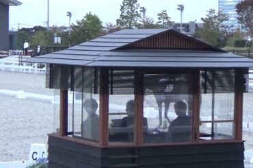 【令和6年度 関東学生馬術協会会長杯争奪戦】〈第2課目B  B面〉鈴木 美羽（大1）・天桜