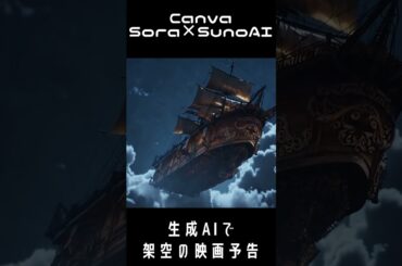 【Sora】生成AIで架空の映画予告作成 #sora #canva #sunoai
