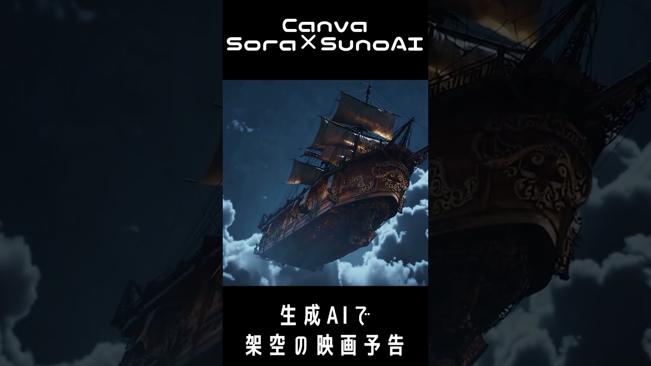 【Sora】生成AIで架空の映画予告作成 #sora #canva #sunoai 【Sora】生成AIで架空の映画予告作成 #sora #canva #sunoai