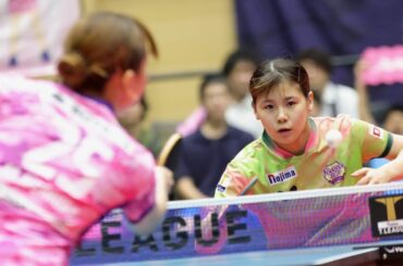 野村萌 vs 中森帆南 T10-10 九州アスティーダvs 京都カグヤライズ  ノジマTリーグ2024-2025 2024年9月29日 おおむたアリーナ 第3G【卓球 Tリーグ公式】