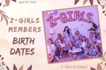 Z-GIRLS - Birth Dates | V-293
