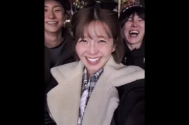 #宇野実彩子 #AAA with #與真司郎 #末吉秀太｜🌈 笑いながらの帰り道｜#vlog｜Instagram 241219