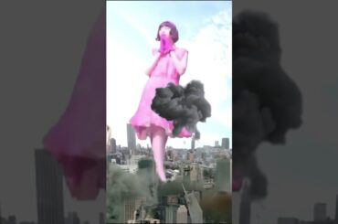 【依頼品】巨大娘玉城ティナ　改竄ピンチアウト　もっと巨大化女子　８００m　giantess　tina tamajo