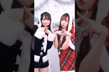 『未確認中学生X』永松波留＆日比野芽奈 サンタver🎅🏻♡