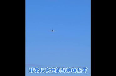 着陸する川崎T-4　#ラジコン飛行機 #ラジコン