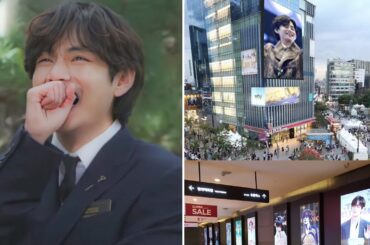 BTS V’s Birthday Gets the Spotlight with Incredible LED Tributes!