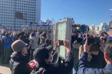 横浜DeNAベイスターズ 日本一優勝パレード2024 @ 赤レンガ倉庫付近
