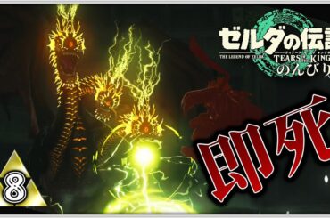 #8【TotKのんびり編】超序盤で最強ボス「グリオーク」に挑んだ結果ｗｗｗ【ゼルダの伝説 ティアーズ オブ ザ キングダム】