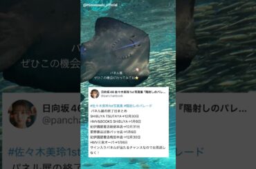 日向坂46 インスタ組からお知らせ！佐々木美玲写真集発売記念パネル展 小西夏菜実 BLT